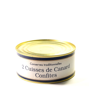 Bocal ou boîte 2 cuisses confites - 800 g