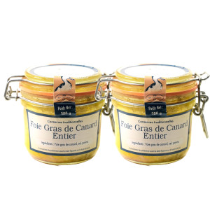 Lot de 2 foies gras 200g